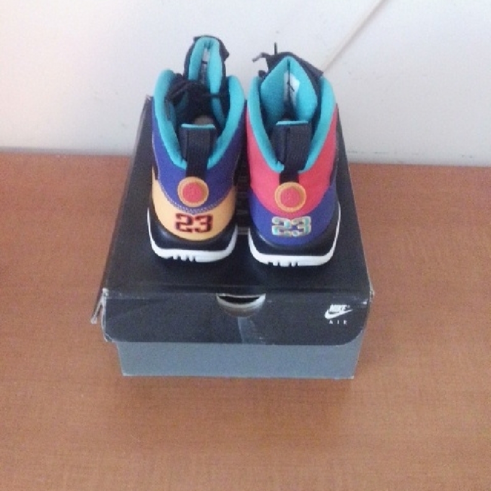 Kids Black and Blue Sneakers - Picture 3 of 7